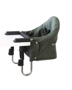 Perch Hanging Highchair - Tropical Green (Sleek Chrome Edition)