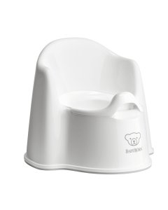 Potty Chair - White/Grey Trim