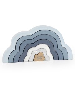 Rainbow Puzzle Cloud - Blue