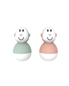 Wobblers - Mint Green & Dusty Pink