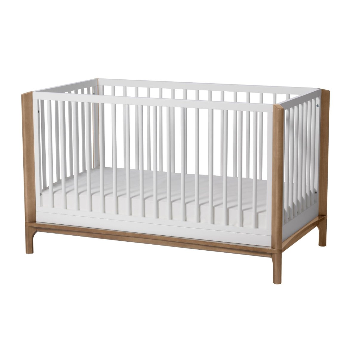 Laurel Island 4 in 1 Crib - White/Chestnut