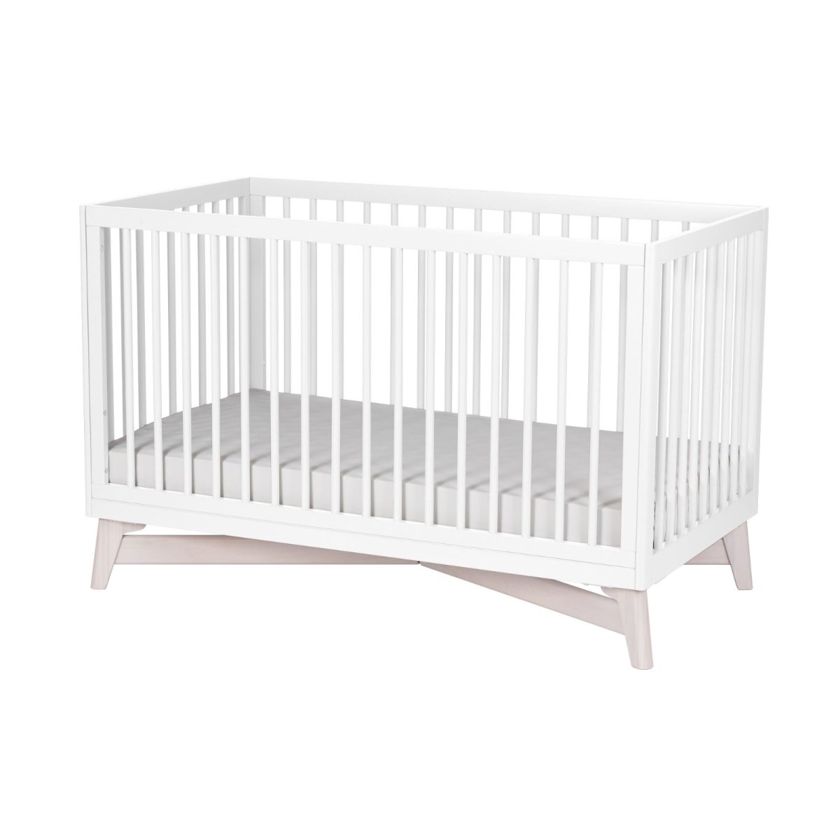 Pala 4-1 Crib - White/Whitewash
