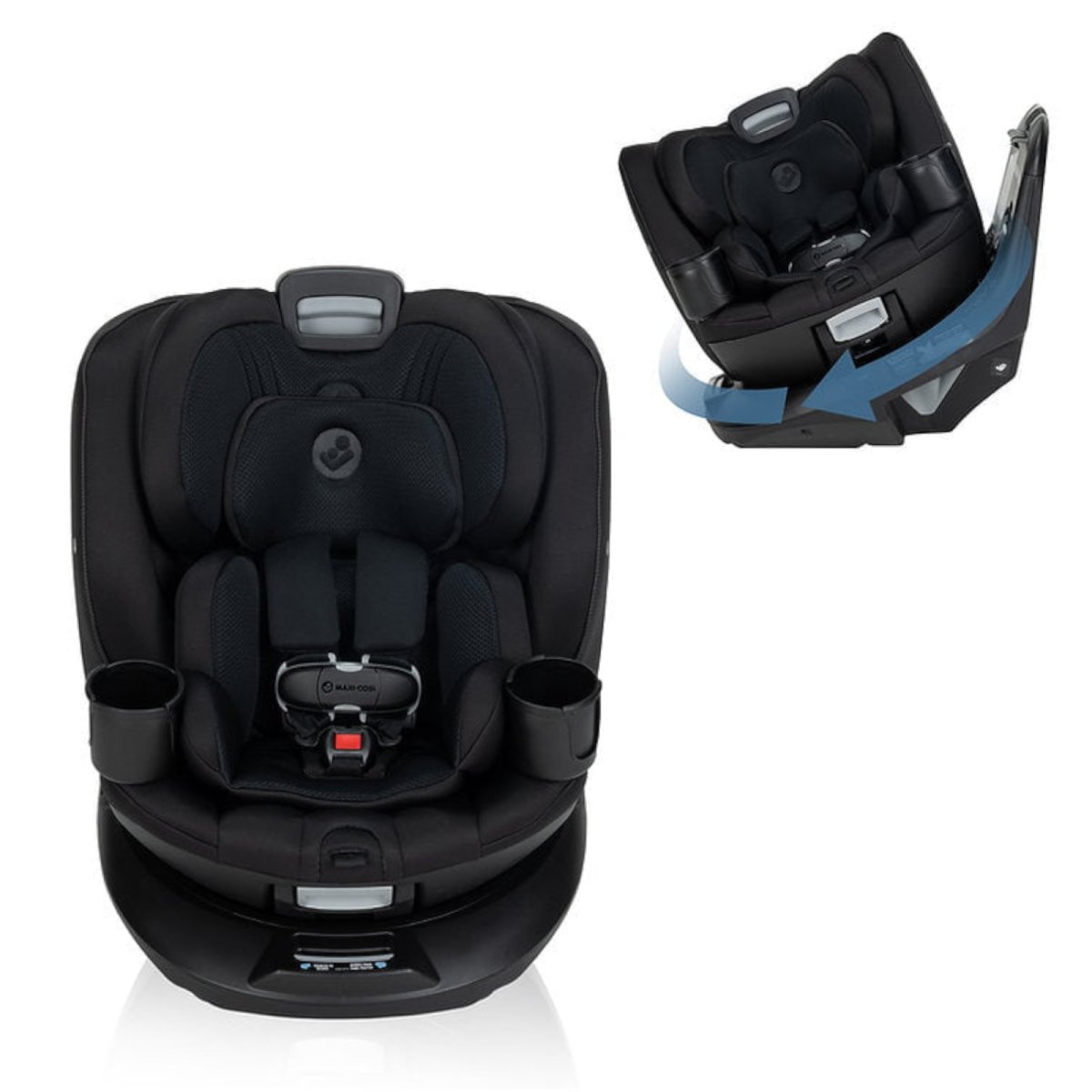Andi 360° Rotating All-in-One Convertible Car Seat Authentic Black