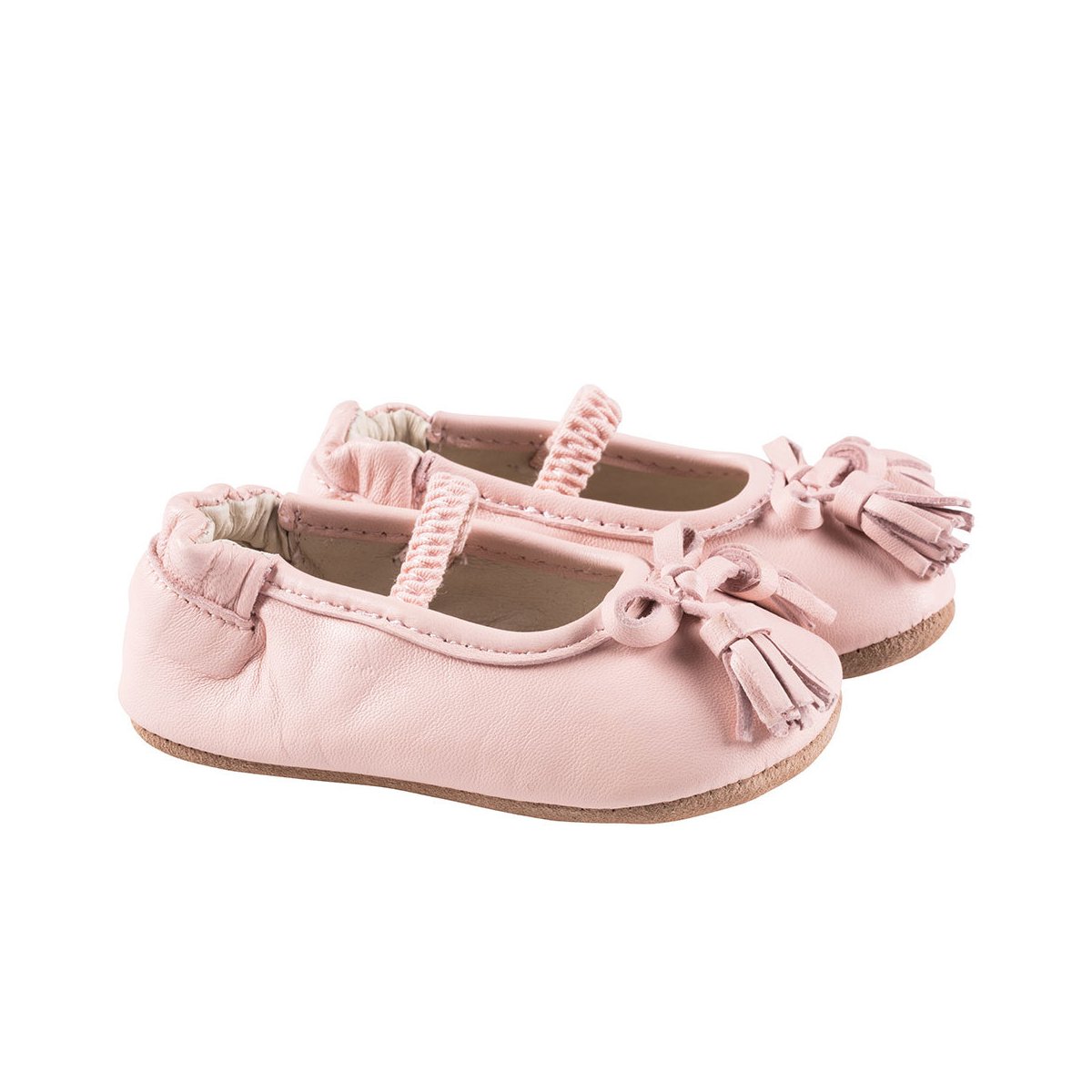 First Kicks Leather Shoes Emily Pink