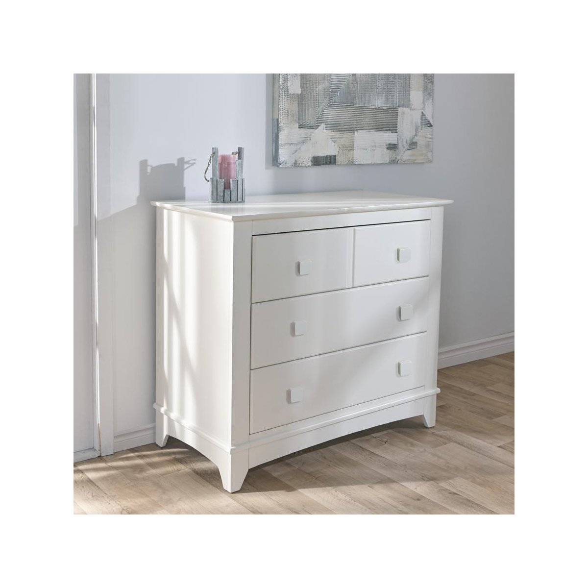 Spessa 3 Drawer Chest - White
