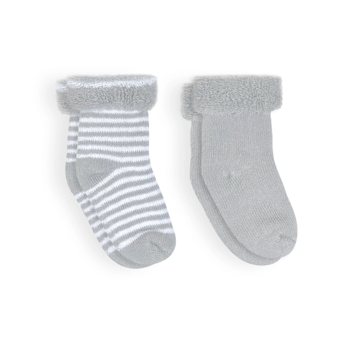 2 Pack Terry Socks - Grey