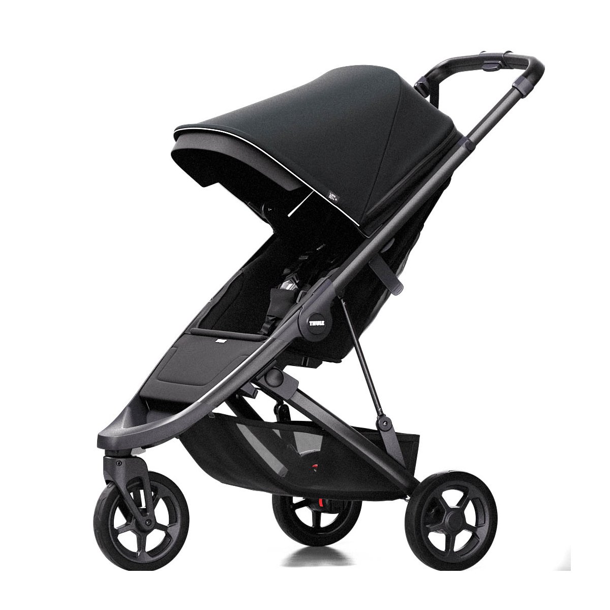 Spring Light Weight Stroller - Black Melange