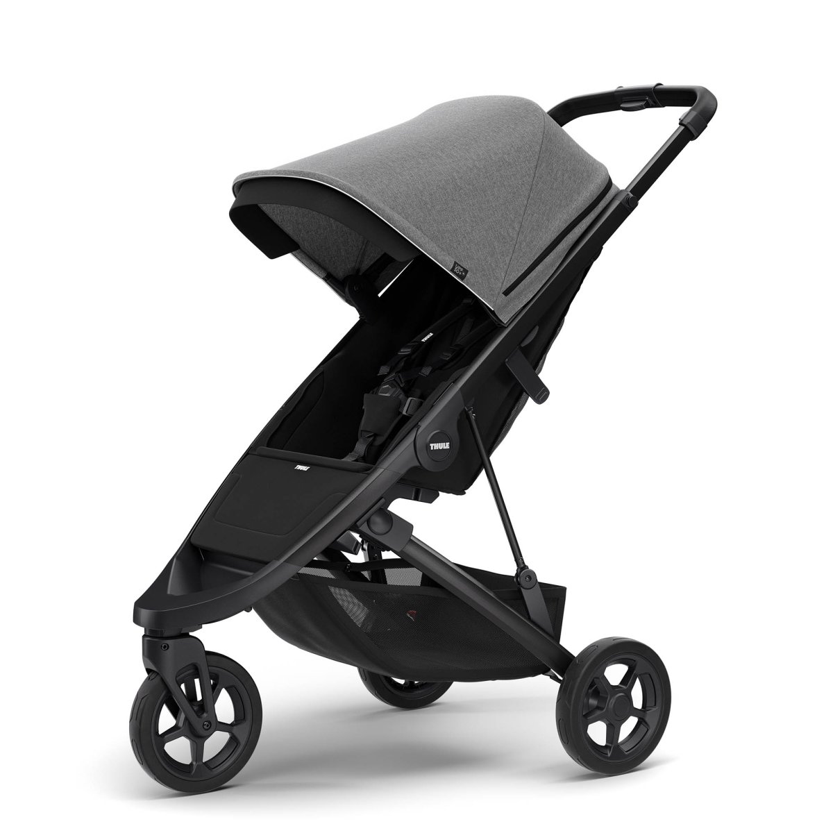 Spring Light Weight Stroller - Grey Melange