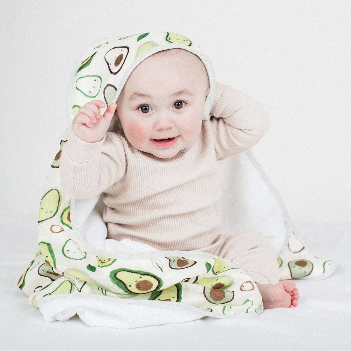 Hooded Towel Set - Avocado