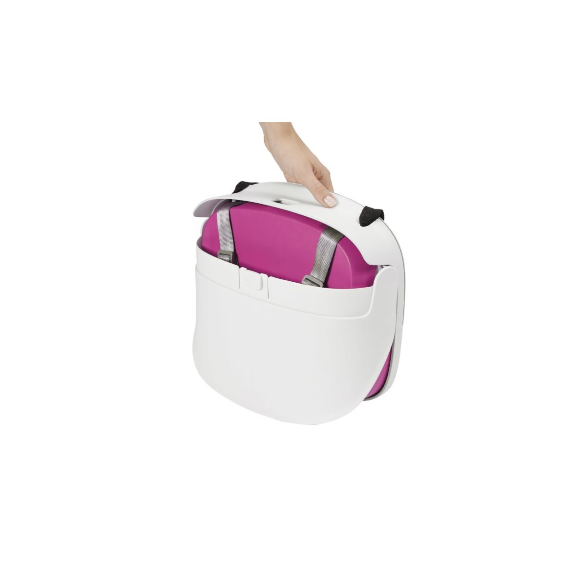 Perch Booster Seat with Strap - Pink