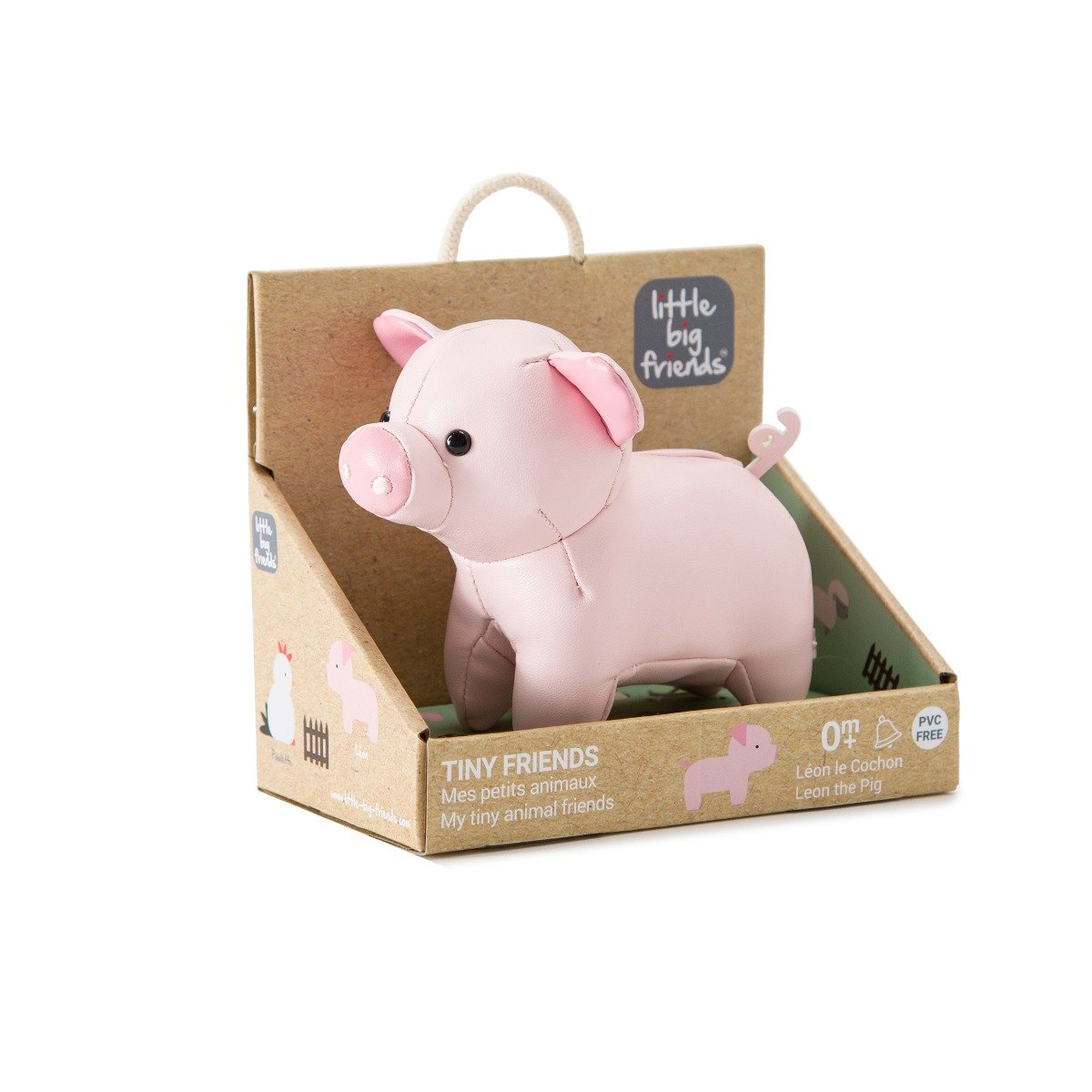 Tiny Friends (Rattle) - Leon The Tiny Pig