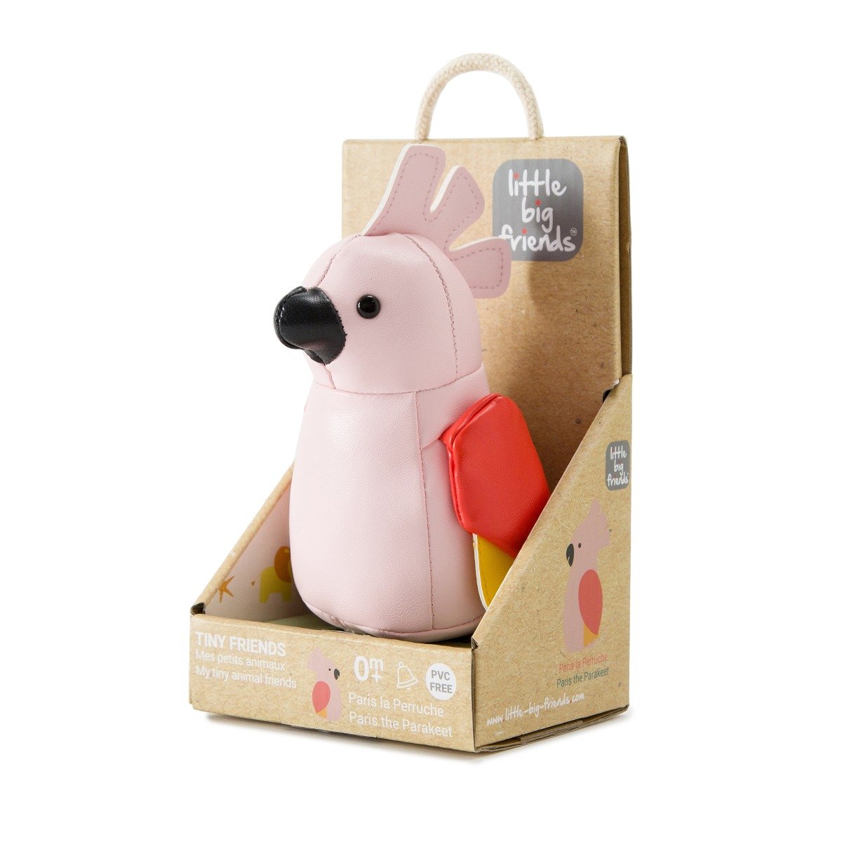 Tiny Friends (Rattle) - Paris The Parakeet