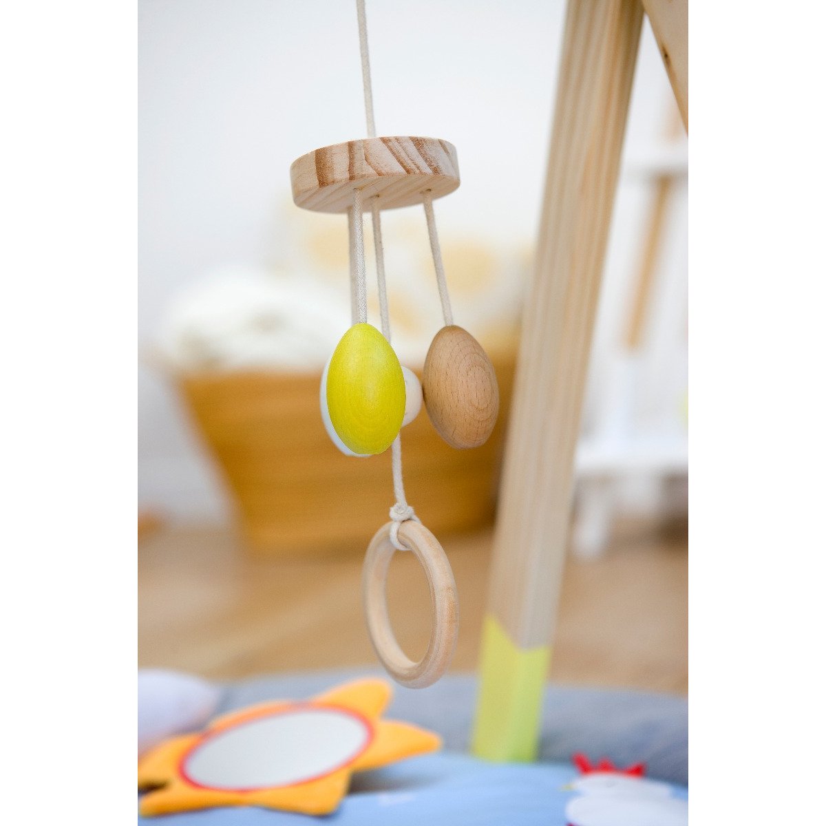 Wooden Activity Arch - Farm Friends