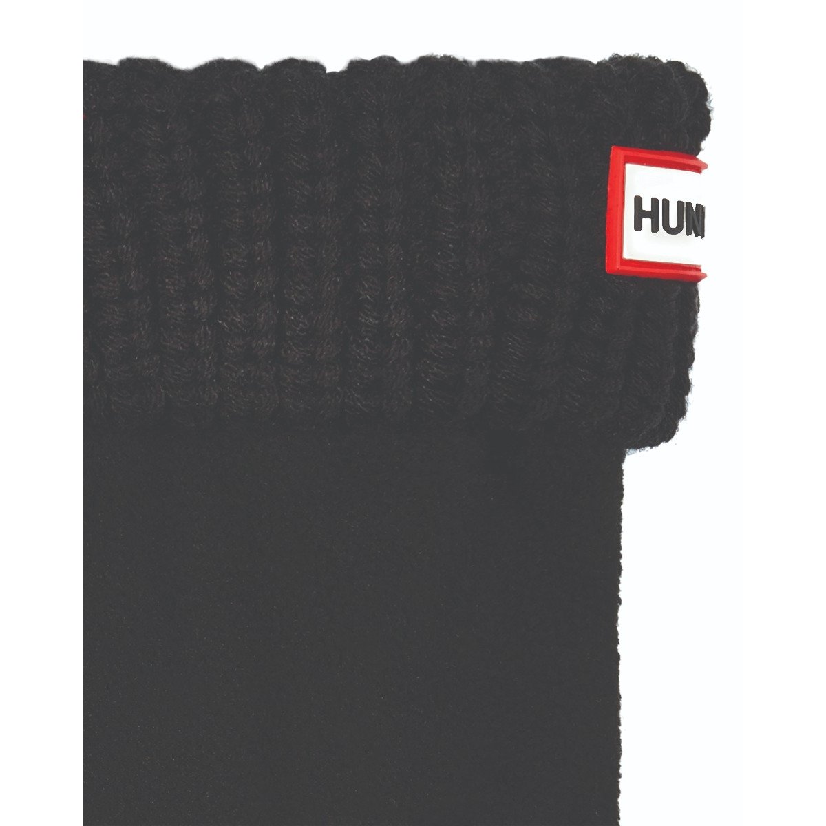 Half Cardigan Kids Boot Sock - Black