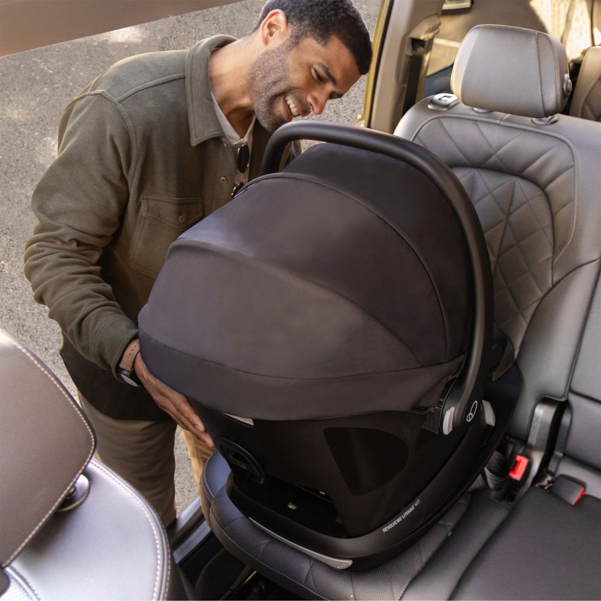 Revolve180 LiteMax NXT Rotational Infant Car Seat - Cinder Grey