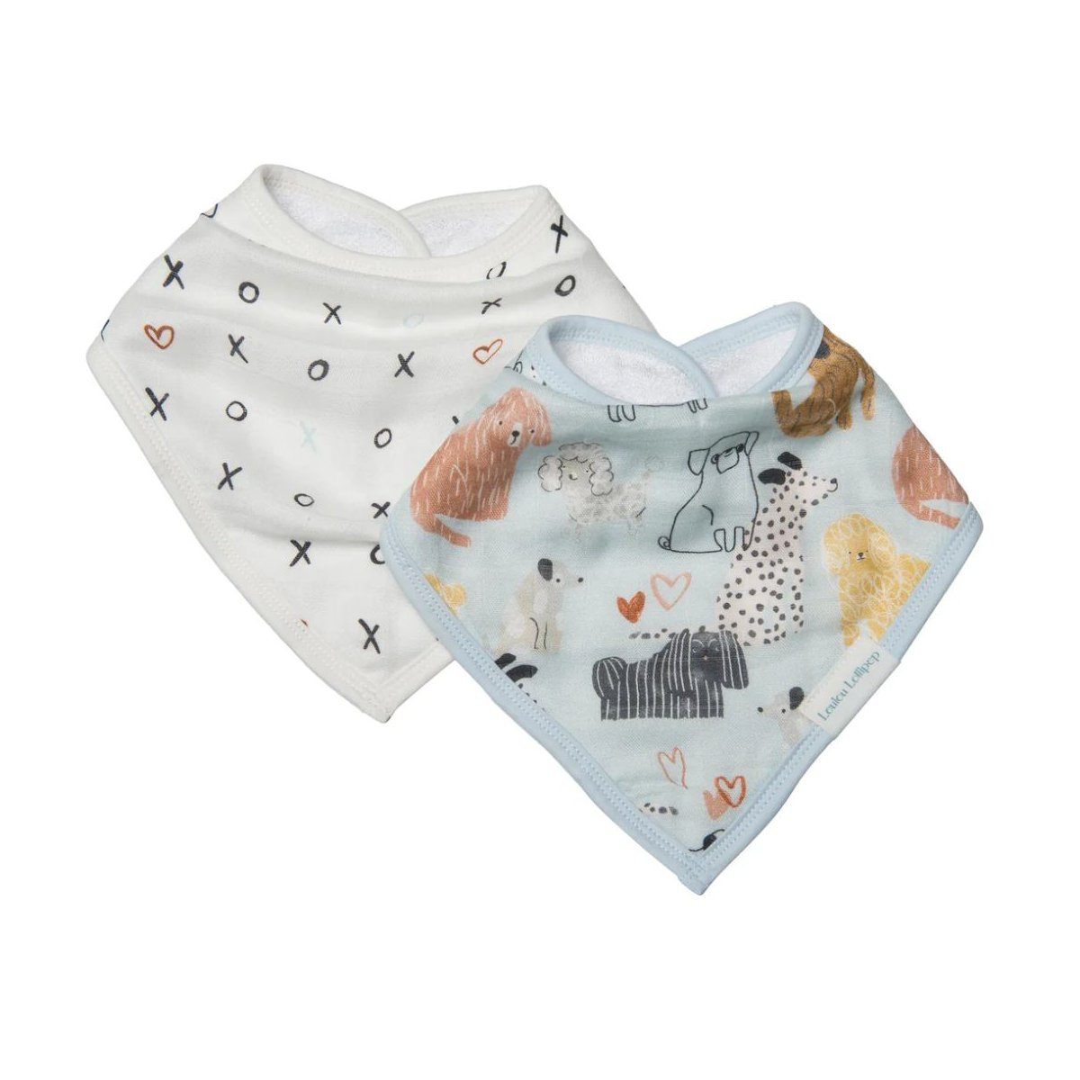 Bandana Bib 2 Pack - Honey Puppies