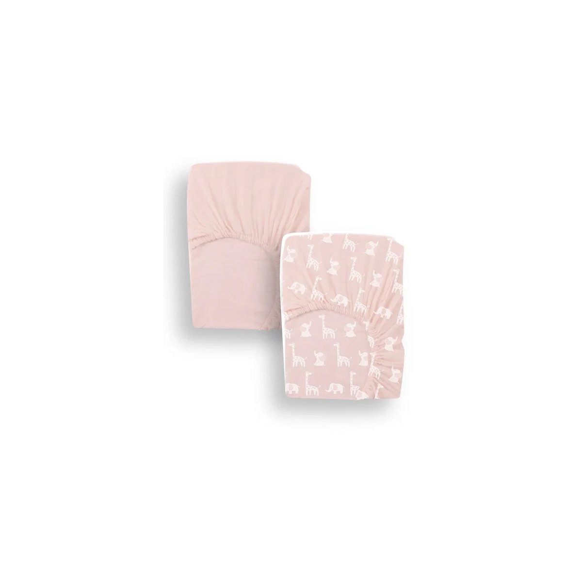 Jersey 2 Pack Crib Sheet - Pink