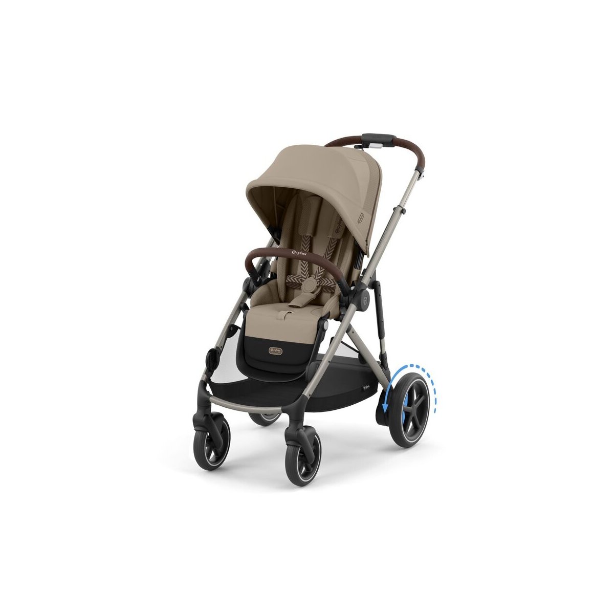 eGazelle S - Black Frame with Almond Beige Seat