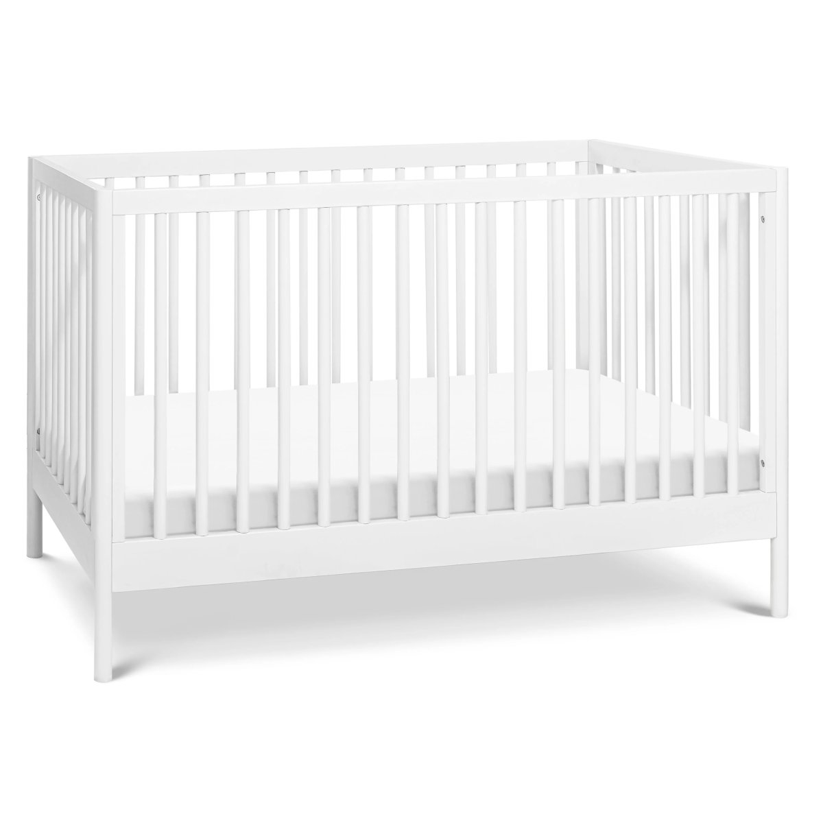 Birdie 3-in-1 Convertible Crib - White