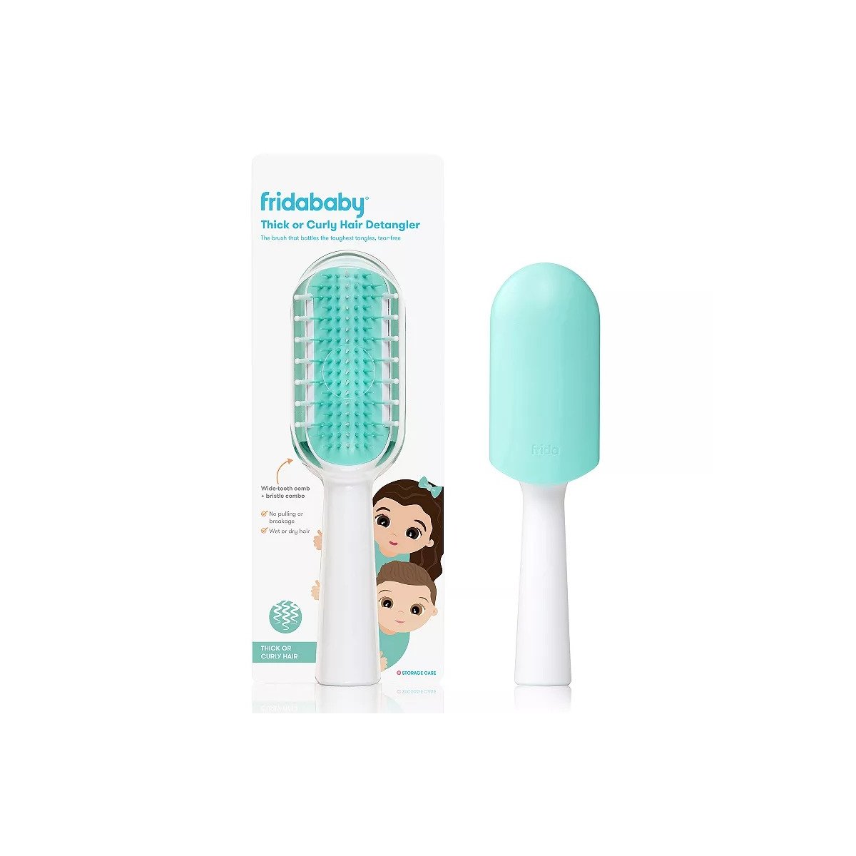 Thick or Curly Hair Detangler Brush