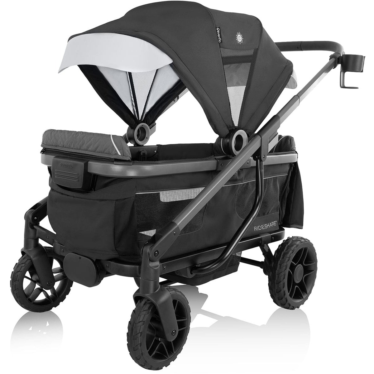 Shyft Rideshare Stroller Wagon - Sterling Black