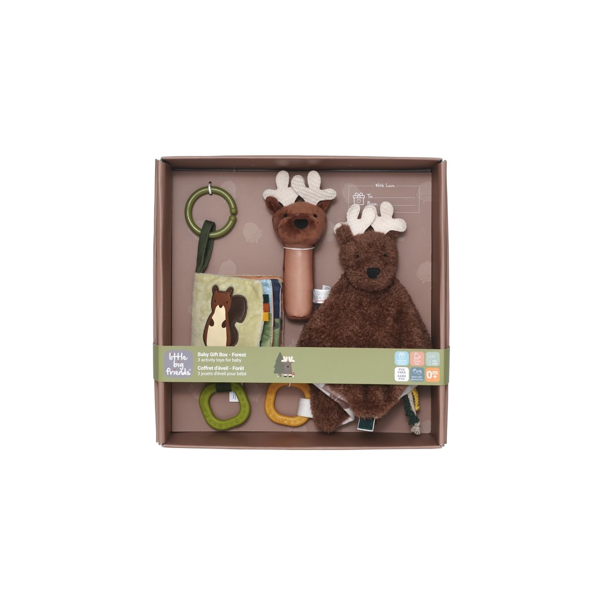 Little Big Friends Baby Gift Box - Forest