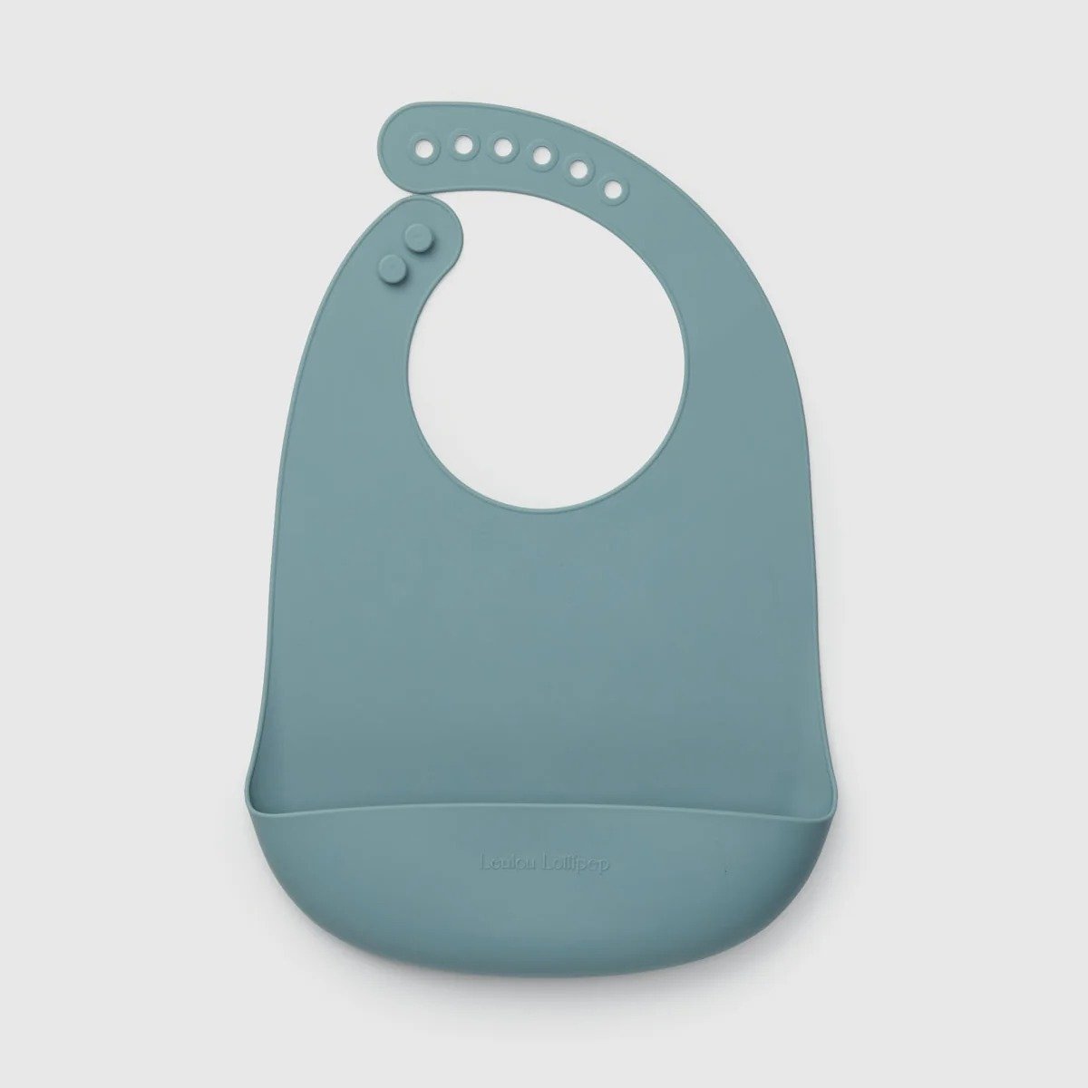 Silicone Bib - Slate