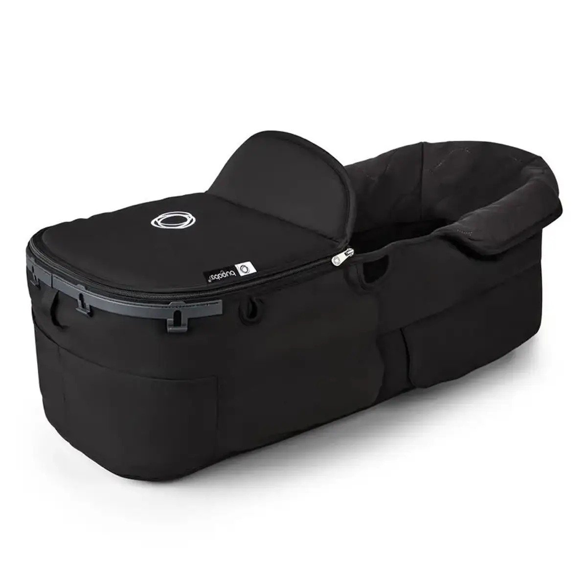 Kangaroo Pram Body Fabric Complete Midnight Black