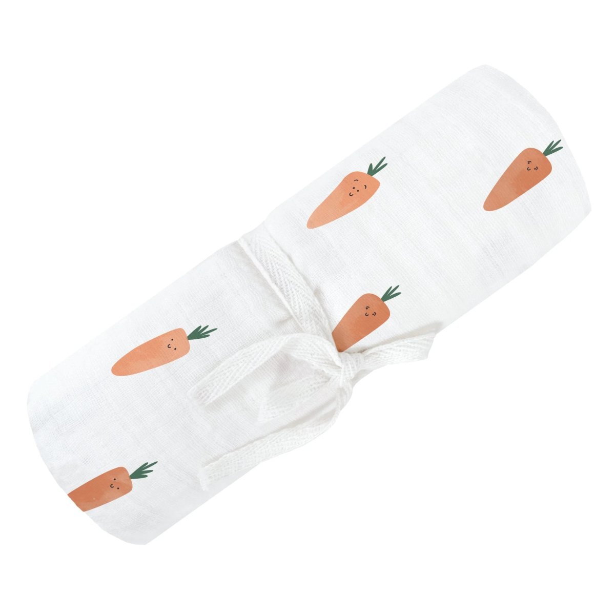 Cotton Muslin Blankets 48x48 - Carrots
