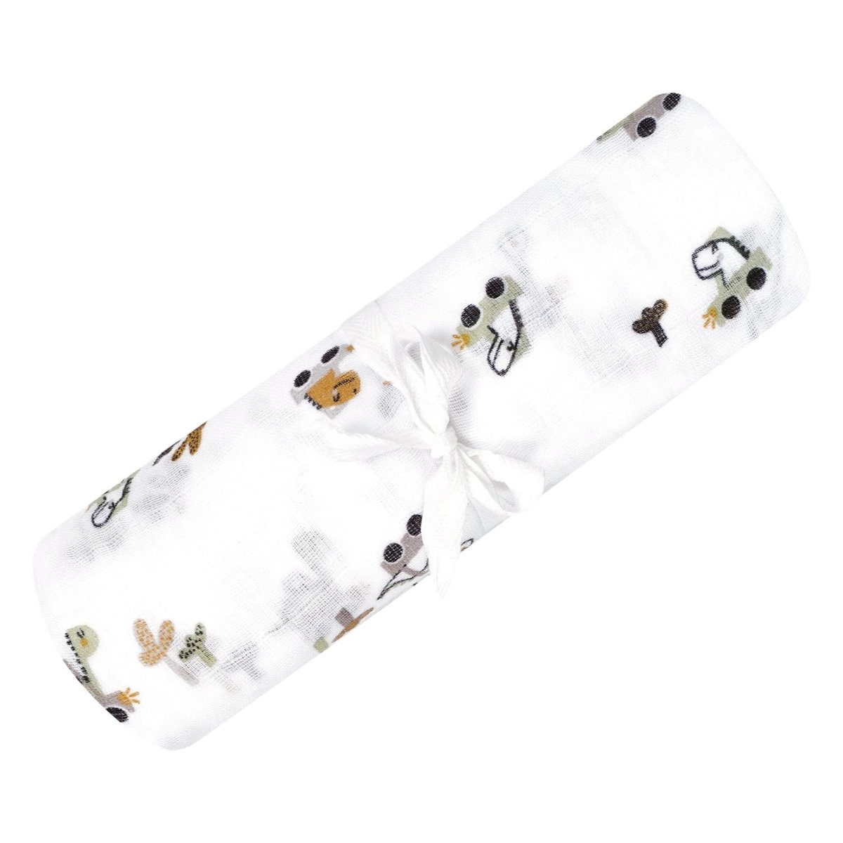Cotton Muslin Blankets 48x48 - Dinos
