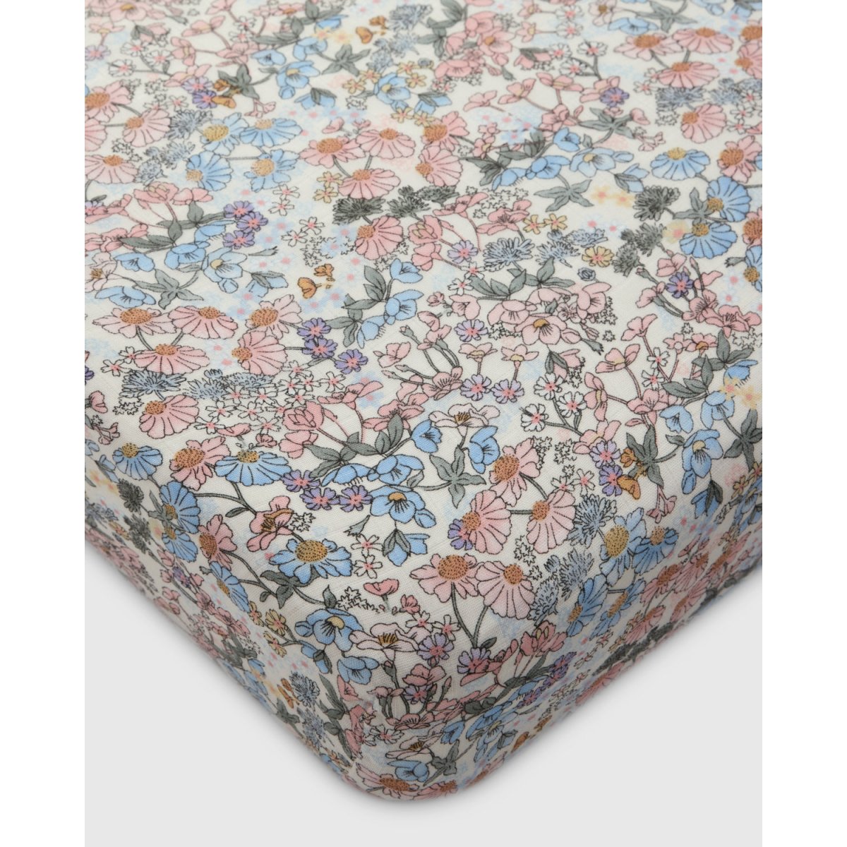 Fitted Crib Sheet - English Garden