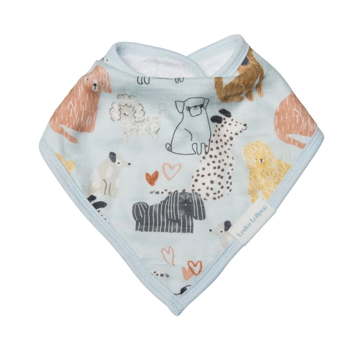 Bandana Bib 2 Pack - Honey Puppies