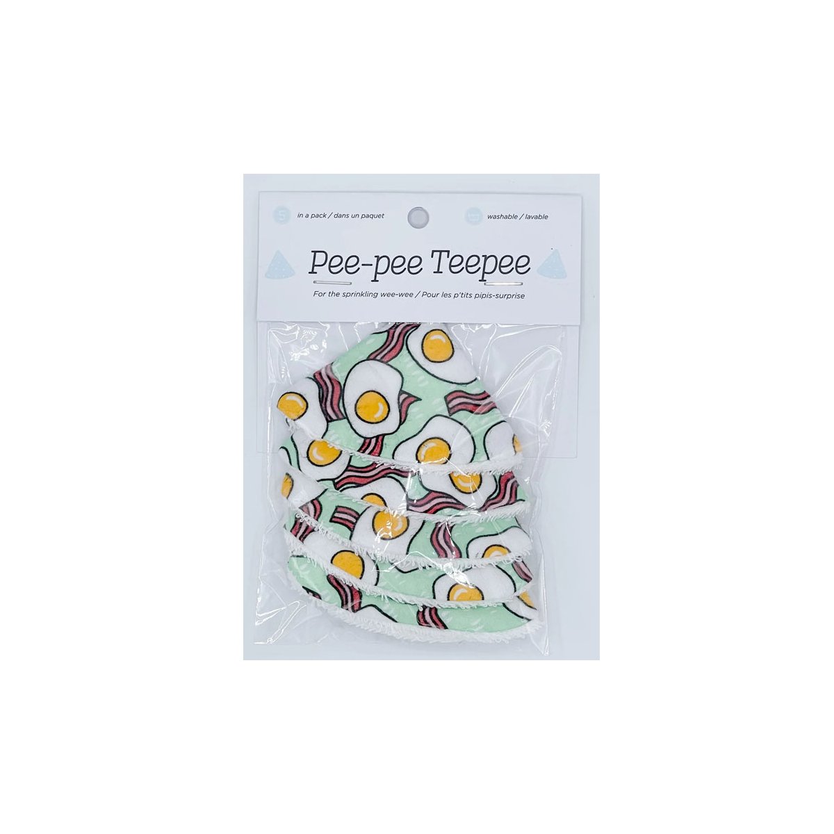 Peepee Teepee 5 Pack - Bacon & Eggs
