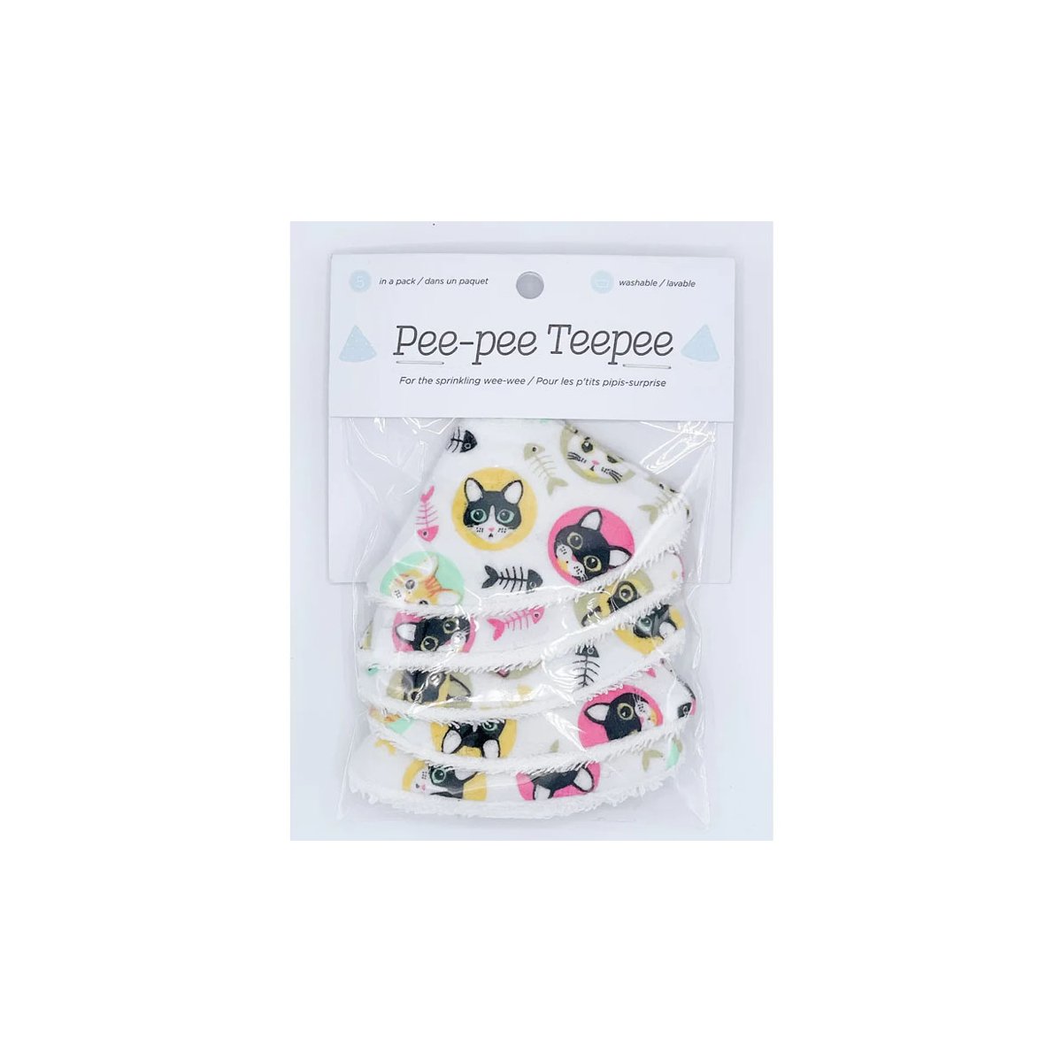 Peepee Teepee 5 Pack - Cats