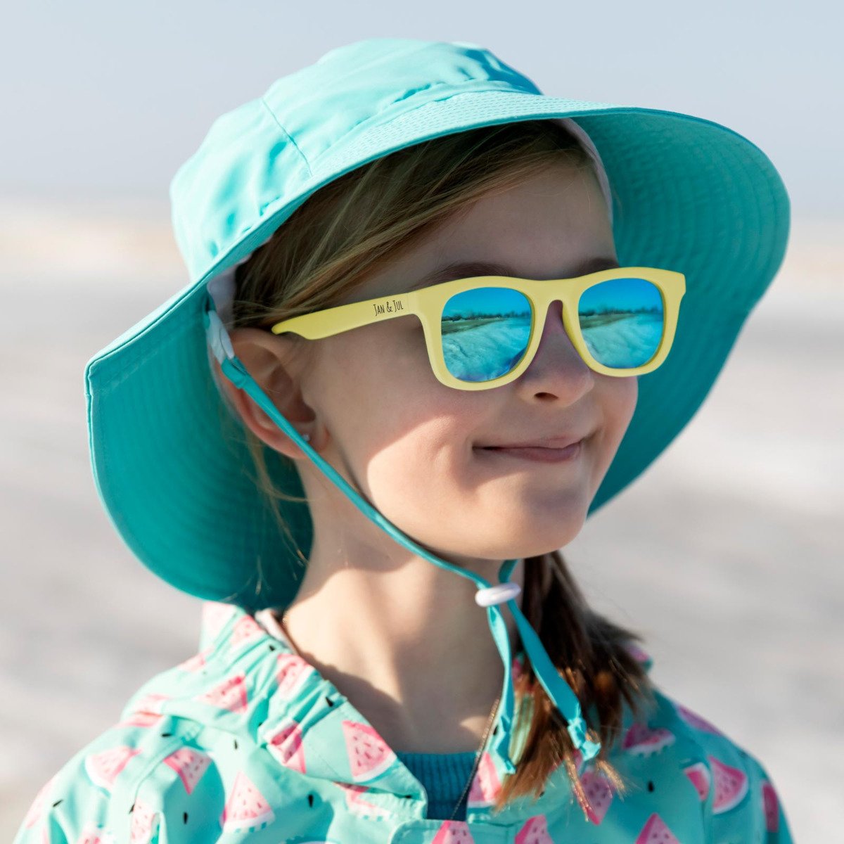 Urban Xplorer Glasses Mirrored Aurora Lenses - Lemonade
