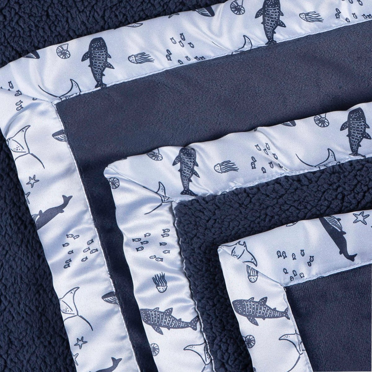 2 Ply Plush Blanket - Coastal Calm