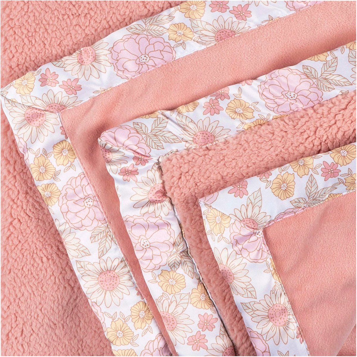 2 Ply Blanket - Retro Floral