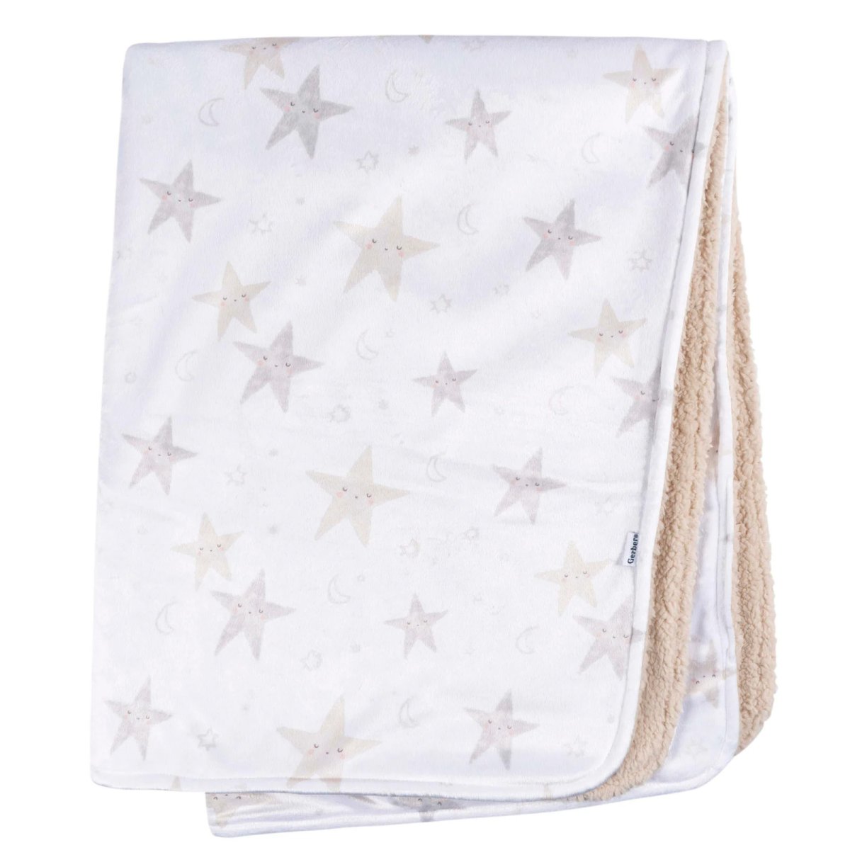 2 Ply Plush Blanket - Celestial Stars
