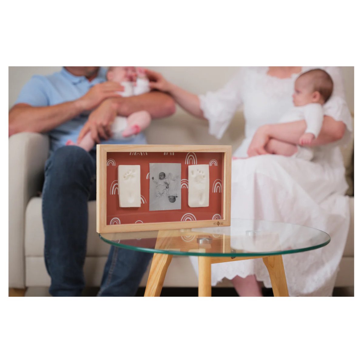 2 Prints Frame - Rainbow Terracotta