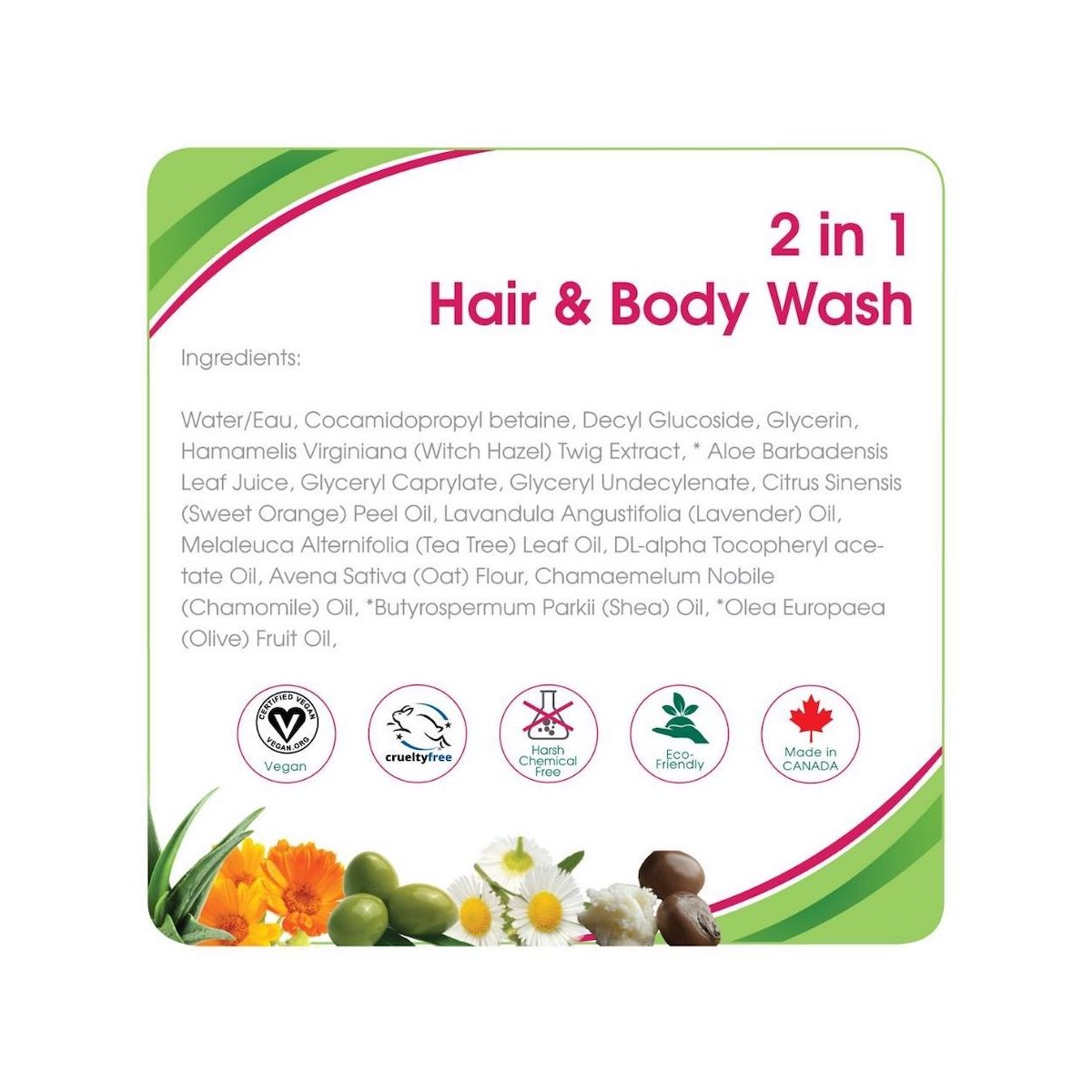 2 In 1 Hair And Body Wash 200mL