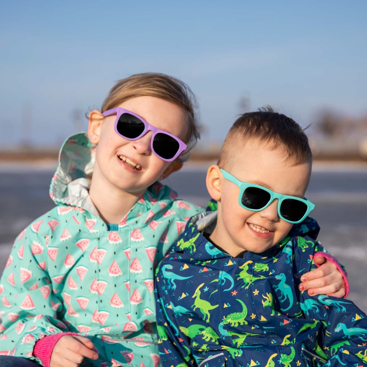 Urban Xplorer Sunglasses Classic Black Lenses - Purple Popsicle