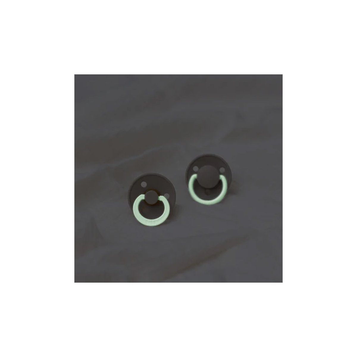 De Lux Silicone Pacifier One Size 2 Pack - Blush Glow/Vanilla Glow