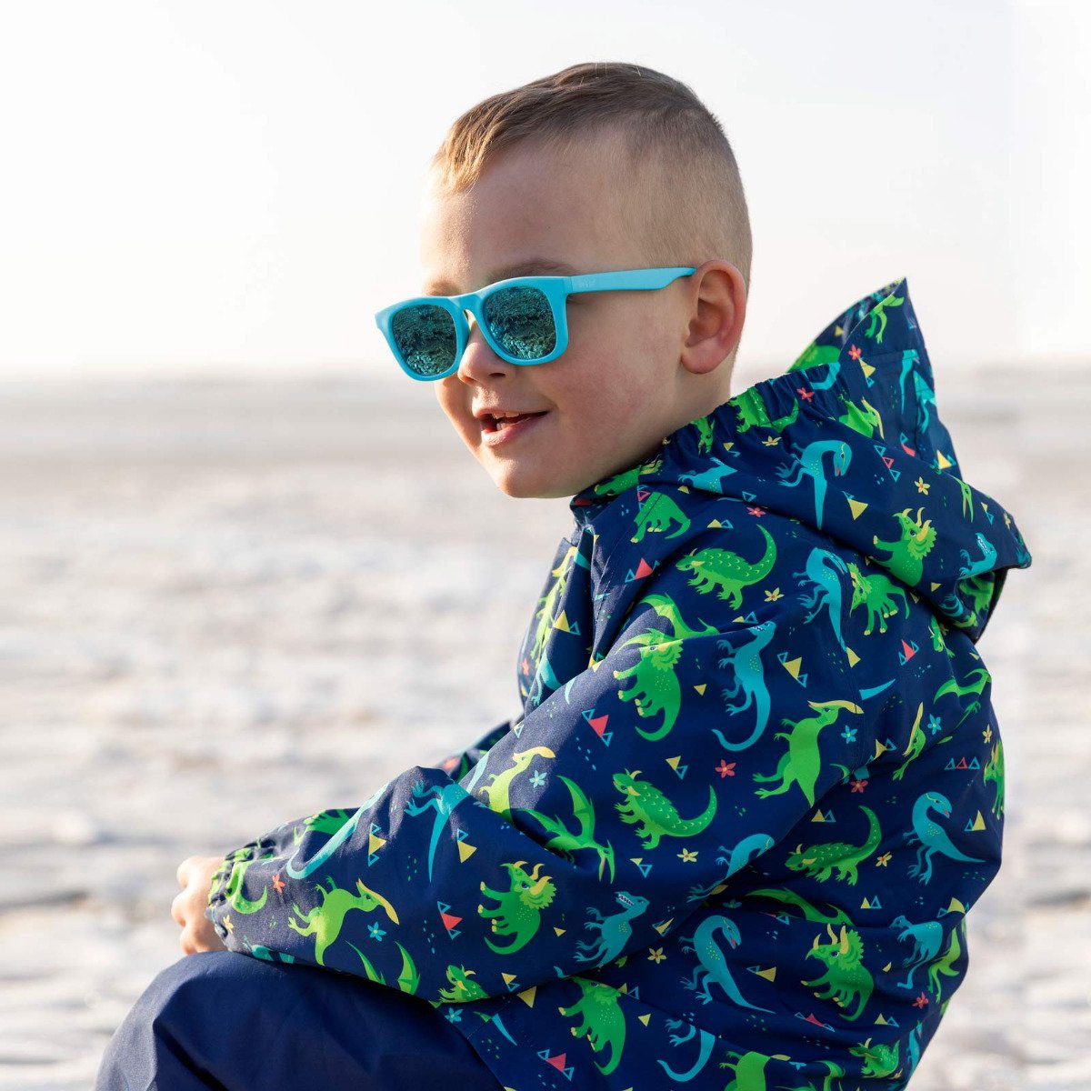 Urban Xplorer Glasses Mirrored Aurora Lenses - Sky Blue