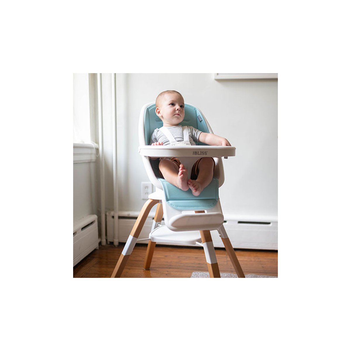 2-in-1 Turn-A-Tot High Chair - Grey Taupe