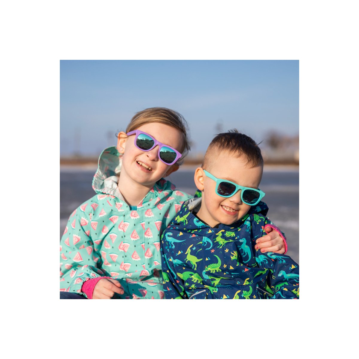 Urban Xplorer Glasses Mirrored Aurora Lenses - Purple Popsicle