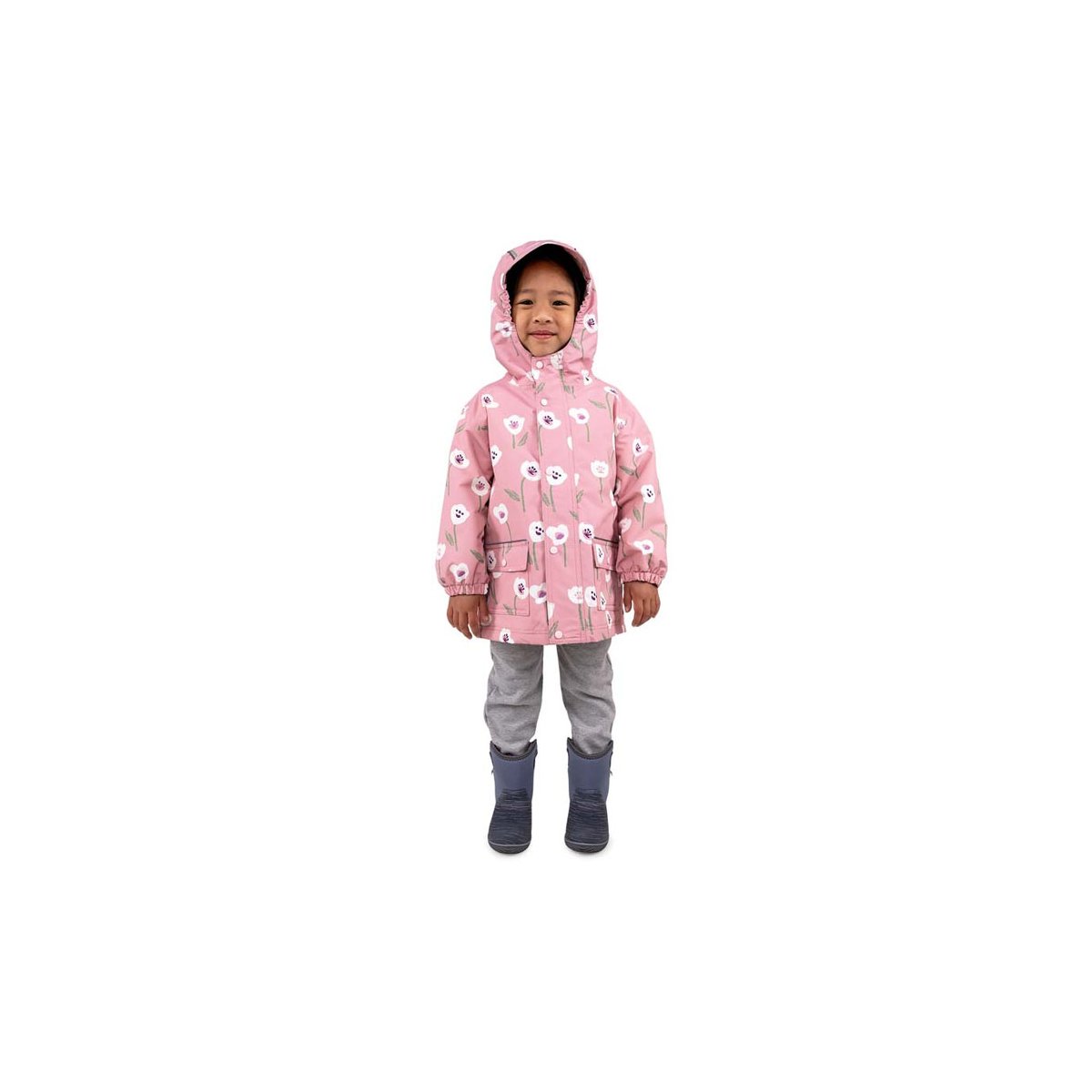 Cozy-Dry Rain Jacket - White Tulip