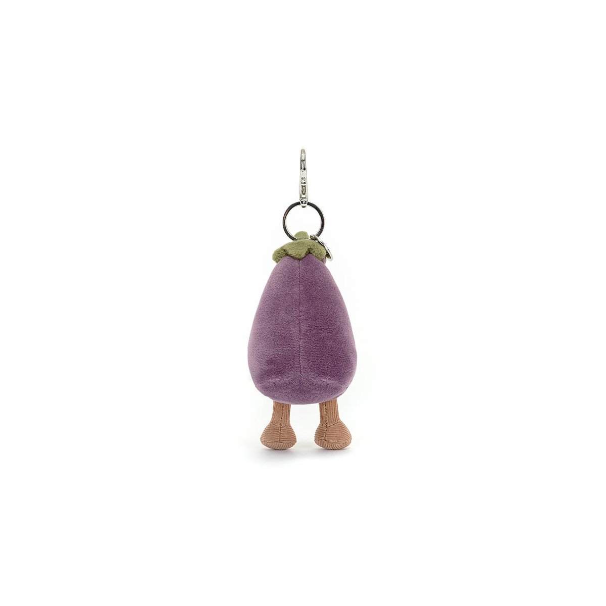 Vivacious Eggplant Bag Charm