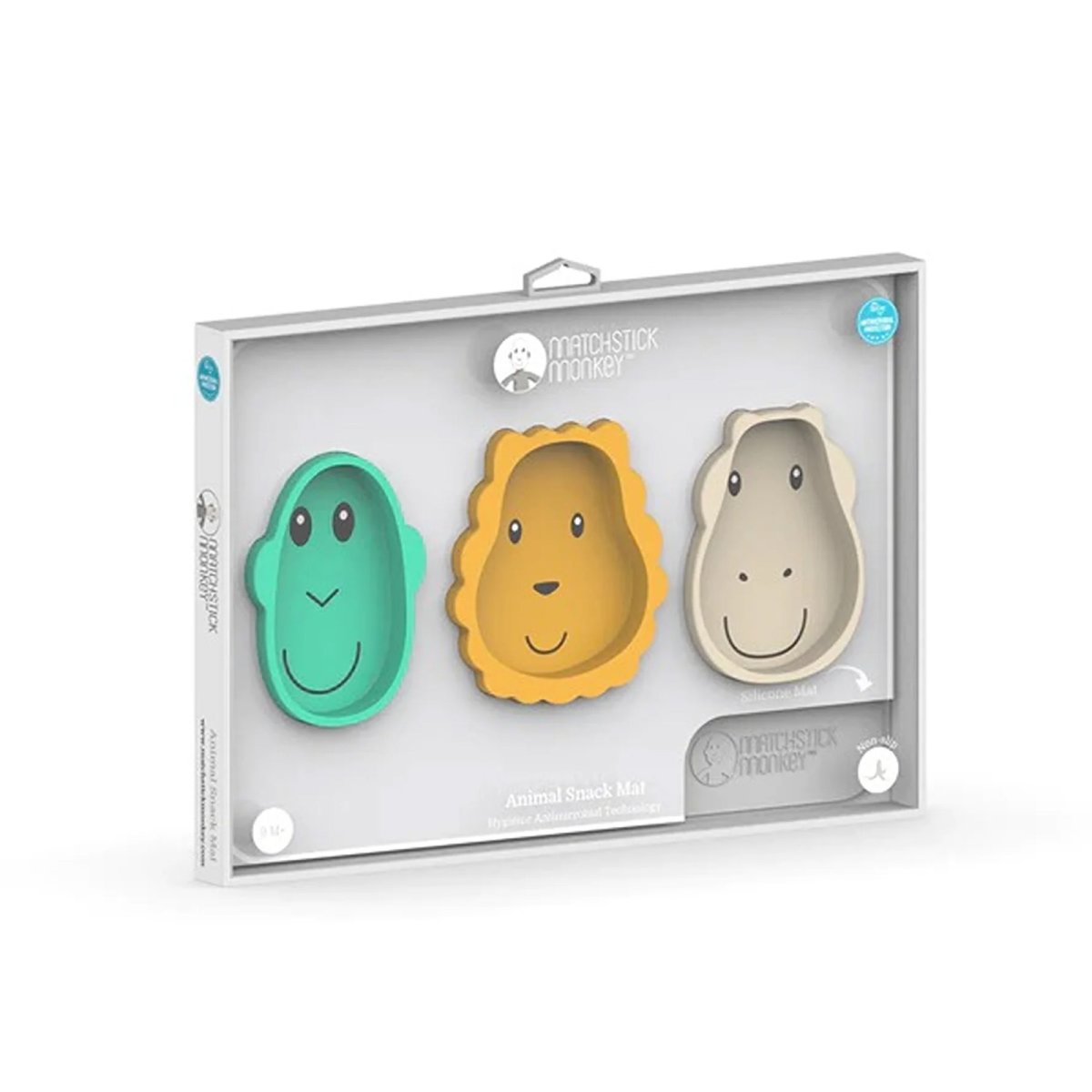 Animal Snack Mat - Cool Gray