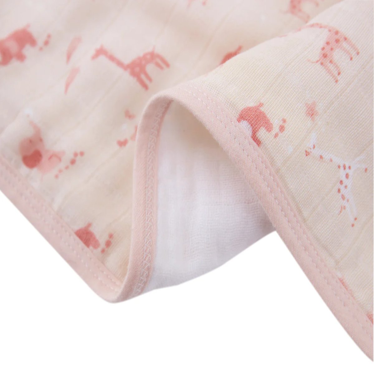 3 Pack Burp Cloths in Gift Box - Pink