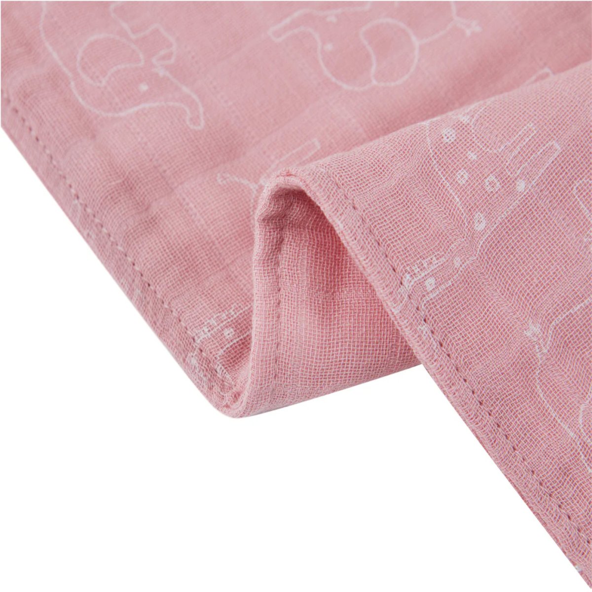 3 Pack Muslin Bandana Bibs - Pink